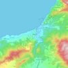 Tenes topographic map, elevation, terrain