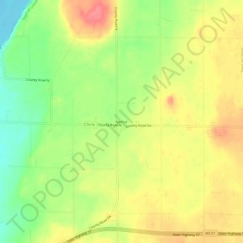 Namur topographic map, elevation, terrain