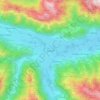 Gusinje topographic map, elevation, terrain