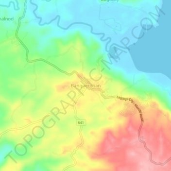 Banquerohan topographic map, elevation, terrain