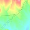 Holborn topographic map, elevation, terrain