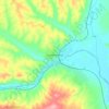 Simeonovgrad topographic map, elevation, terrain
