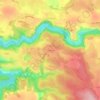 Fouysselaze topographic map, elevation, terrain