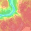Заледеево topographic map, elevation, terrain
