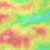 Langlire topographic map, elevation, terrain