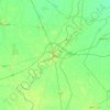Banha topographic map, elevation, terrain