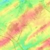 Florée topographic map, elevation, terrain