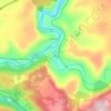 Seanor topographic map, elevation, terrain