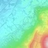 Pessinges topographic map, elevation, terrain