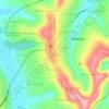 Market topographic map, elevation, terrain
