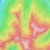 Val di Luce topographic map, elevation, terrain