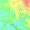 La Jonquière topographic map, elevation, terrain