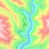 Chuka topographic map, elevation, terrain