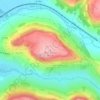 Mont Auxois topographic map, elevation, terrain