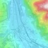 Saint-Martin topographic map, elevation, terrain