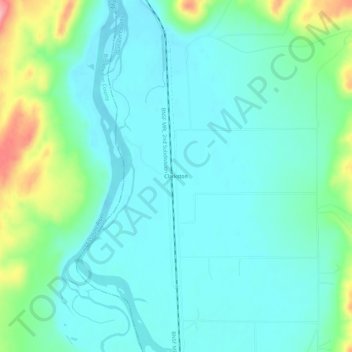Clarkston topographic map, elevation, terrain