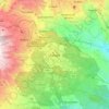 Xalapa topographic map, elevation, terrain