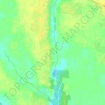 Aoanta topographic map, elevation, terrain