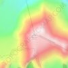 Beach Mountain topographic map, elevation, terrain