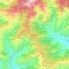 Chakrata topographic map, elevation, terrain