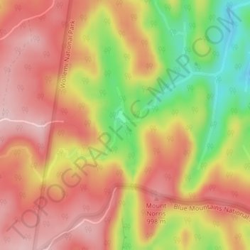 Deep Pass topographic map, elevation, terrain