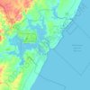 Mombasa topographic map, elevation, terrain