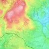 São Brás topographic map, elevation, terrain