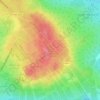 Ardennes topographic map, elevation, terrain