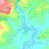 Quénécan topographic map, elevation, terrain