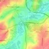 Little Irchester topographic map, elevation, terrain