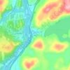 Purdys topographic map, elevation, terrain