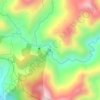 Cascada El Indio topographic map, elevation, terrain