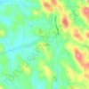 Kangazha topographic map, elevation, terrain
