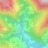 Hile topographic map, elevation, terrain