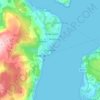 Dunoon topographic map, elevation, terrain