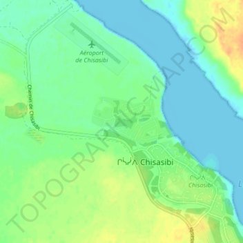 Chisasibi (partie Inuit) topographic map, elevation, terrain