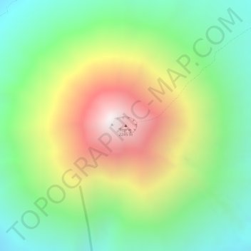 Inerie topographic map, elevation, terrain
