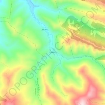 Vadillos topographic map, elevation, terrain