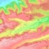 Cauhapé topographic map, elevation, terrain
