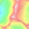 日达曼垭口 topographic map, elevation, terrain