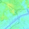 Nixons Crossroads topographic map, elevation, terrain