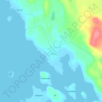 Sören topographic map, elevation, terrain