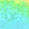 Beugné-l'Abbé topographic map, elevation, terrain