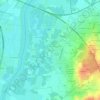 Le Cornet topographic map, elevation, terrain
