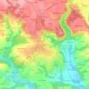 Coat Palès topographic map, elevation, terrain