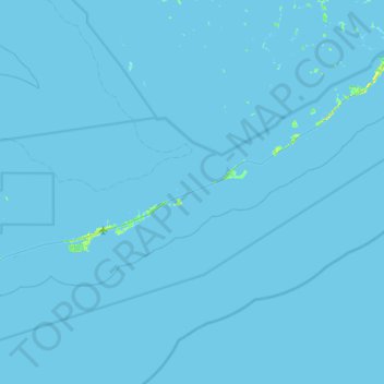 Conch Key topographic map, elevation, terrain