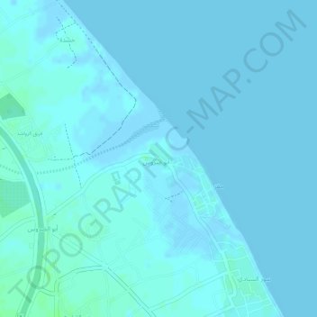Zaab topographic map, elevation, terrain