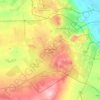6th of October topographic map, elevation, terrain