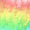 Bangli topographic map, elevation, terrain