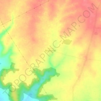 Maltondi topographic map, elevation, terrain